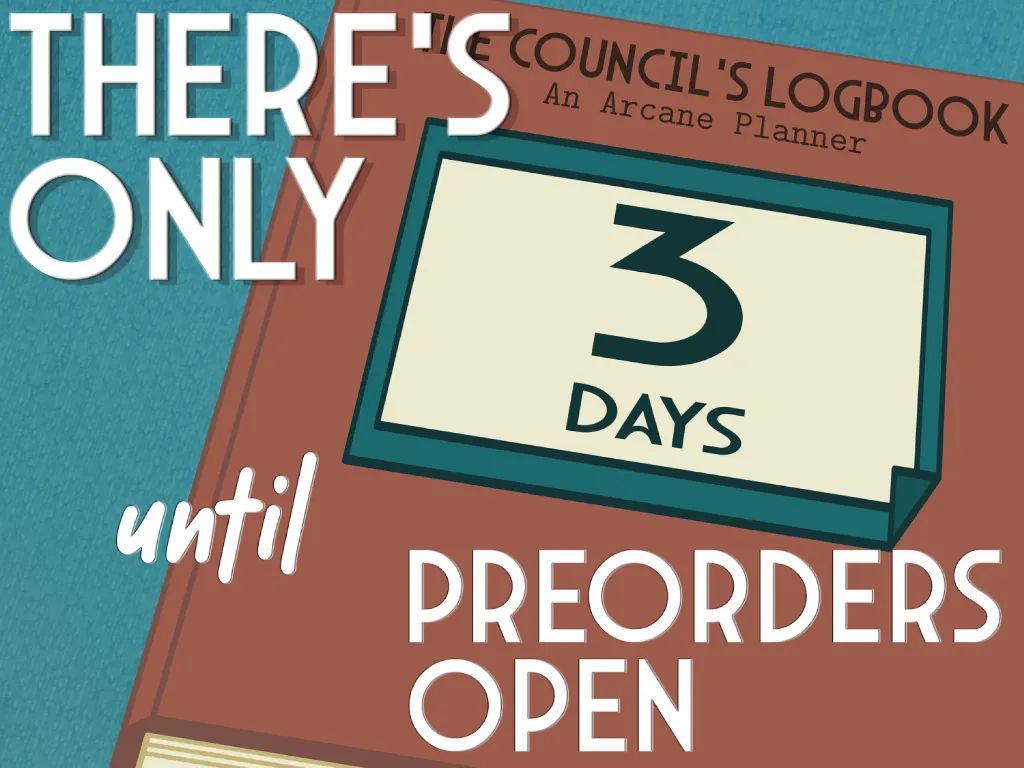 arcaneplanner's tweet photo. ✎ᝰ PRE-ORDER COUNTDOWN
 
3 days left until our pre-order period! 

Why a PO period if we're digital? All costs will go to charity!! Keep an eye out! we'll be revealing our charity of choice soon! https://t.co/WiTXygemFZ