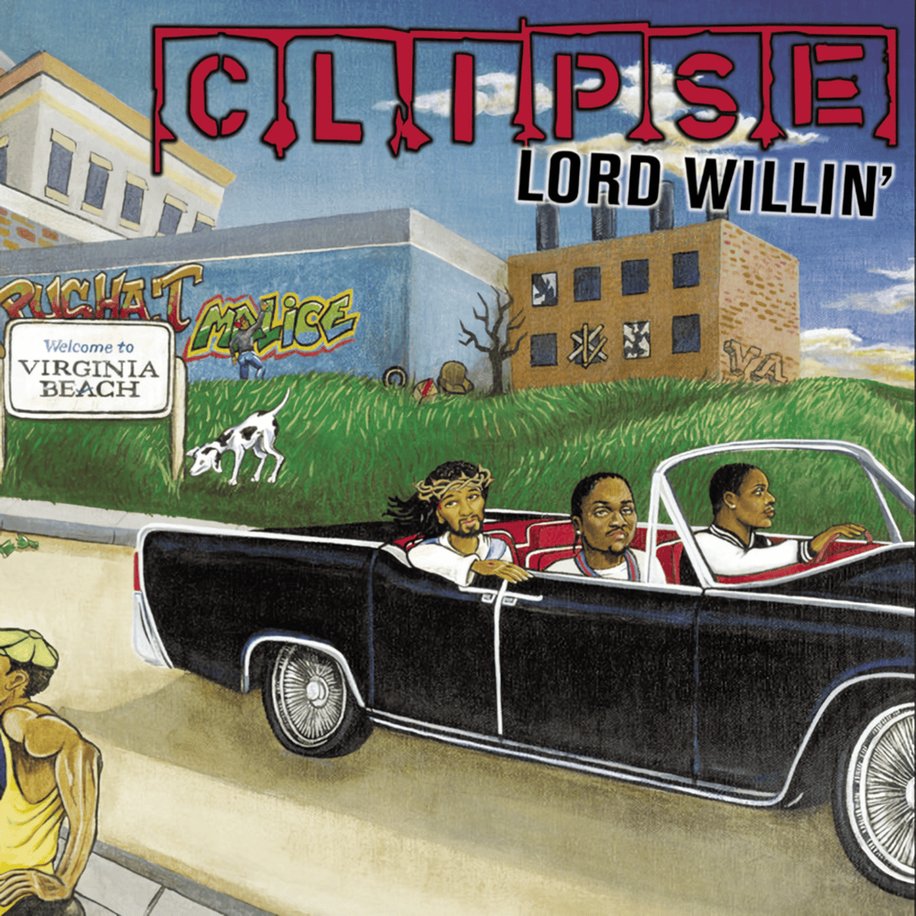 Genius's tweet photo. today in 2002, clipse dropped their debut studio album ‘lord willin’’ 💿

the project was produced entirely by the neptunes, consisting of pharrell williams and chad hugo, and debuted at no. 4 on the billboard 200 📈

“grindin’” became one of the album’s biggest hits and was later featured on the soundtrack for ‘nba 2k15,’ which was curated by pharrell 🎮🔥