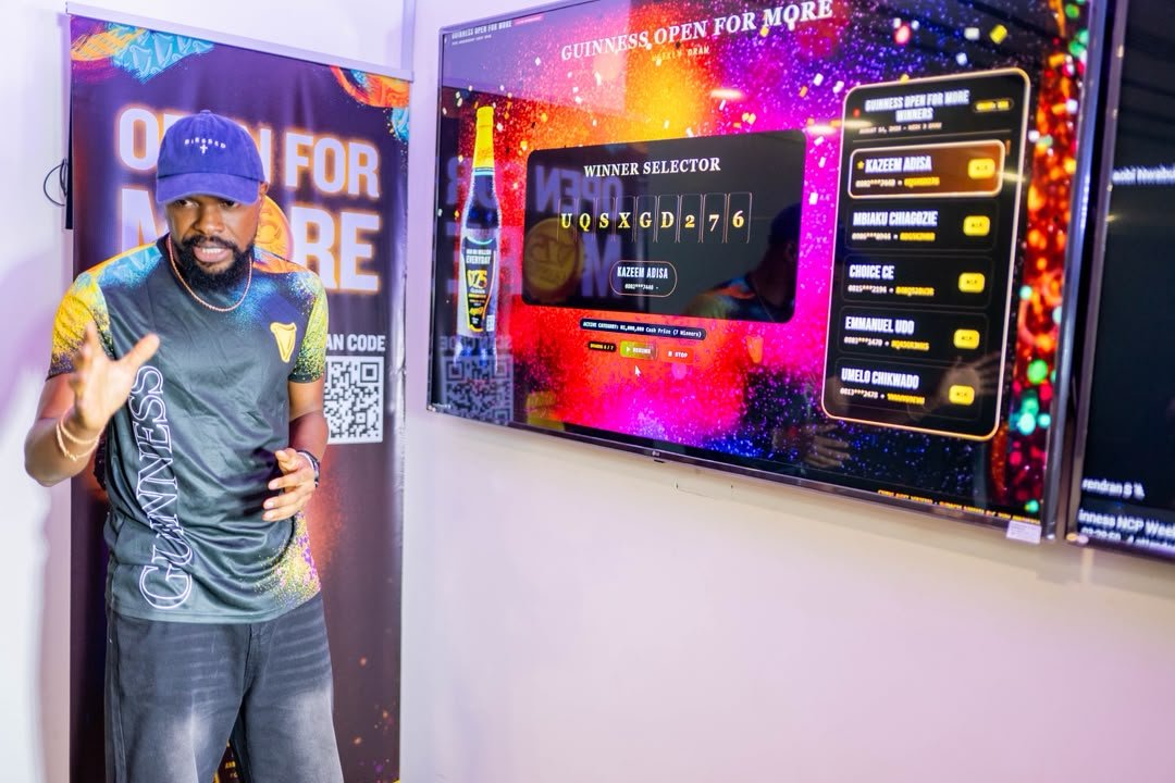 olamideisme's tweet photo. The grand prize may be a Prado, but the daily and weekly cash prizes are already enough to make people pay attention. Check your Guinness promo code. #GuinnessOpenForMore https://t.co/HtcAHxu8Cu