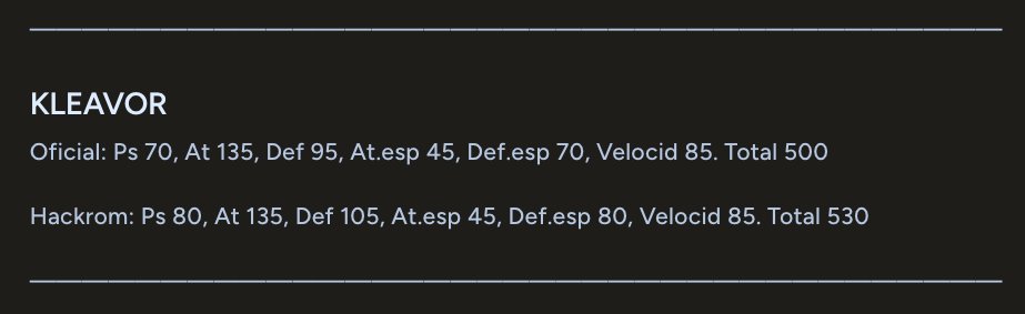 Dragonsden95's tweet photo. Para la nueva versión, varios pokémon verán sus stats/habilidades modificadas.

Ya hay múltiples cambios que pueden consultarse en los documentos, aquí dejo algunos de los que aún no están y que se harán efectivos en la próxima versión.

Post 1/3 https://t.co/v5oZ0PXaiz