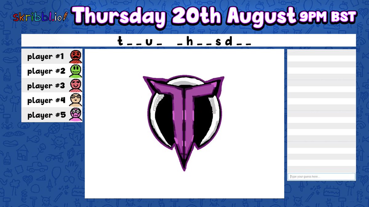 TeamTalusGG's tweet photo. you're invited to our community game night! π₯³
join us TONIGHT as we play popular browser games, starting with Skribbl!
https://t.co/lDoEPVohgj
#talusontop https://t.co/9I7KxiD010