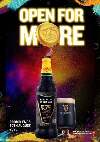 realT3M's tweet photo. ₦1 million can go a long way, and Guinness NCP is giving people the opportunity to win that amount every day. Check your code. #GuinnessOpenForMore https://t.co/p8NGSMubMu
