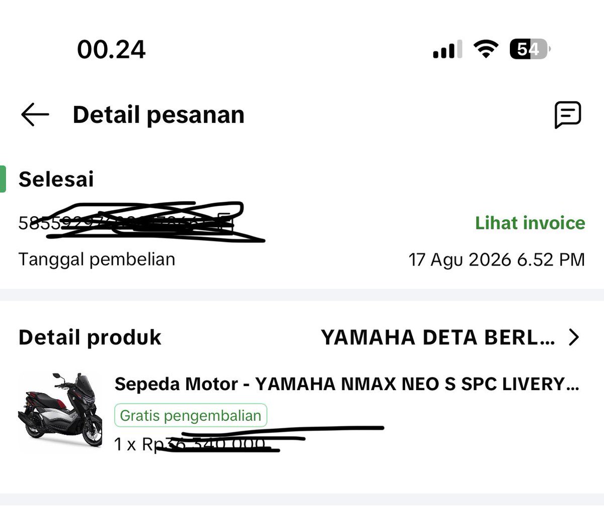 jaisyums's tweet photo. Membelikan ayahku motor baru agar dia egk keliatan kismin lagih 😔 https://t.co/SrJym5z4D0