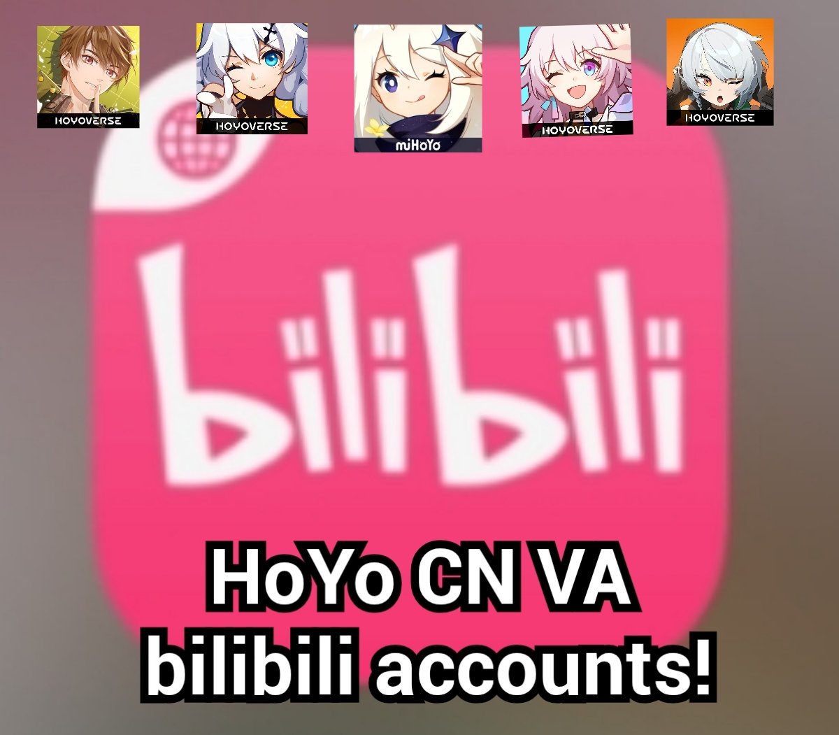 Rachii_Chan's tweet photo. 🧵 [Thread]
This will be LONGGG

MOST of HoYo's CN VA's bilibili acccounts! Please check them out they make tons of covers/vlogs/fansdubs etc!! Just copy and paste the names should do!🙏 

I won't post it all in one go, since it's quite late https://t.co/3TJfN0ejZC
