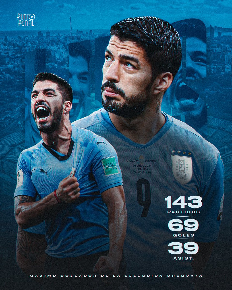 Punto_Penal's tweet photo. 🇺🇾 𝐕𝐮𝐞𝐥𝐯𝐞 𝐋𝐮𝐢𝐬 𝐒𝐮𝐚́𝐫𝐞𝐳 𝐚 𝐥𝐚 𝐬𝐞𝐥𝐞𝐜𝐜𝐢𝐨́𝐧

Forlán convocará al máximo goleador uruguayo.

#ElEquipoQueNosUne https://t.co/XmsWJotQ9p