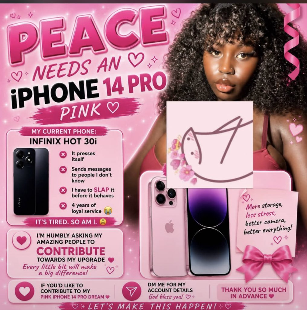Vibecheck_store's tweet photo. See update oo  which be peace need iPhone 14 Pro?  😭😭😂 https://t.co/YpSE8JMxxD