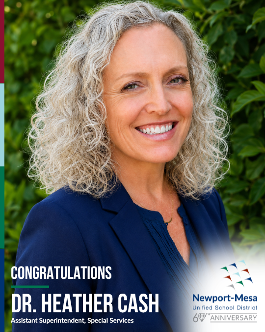 nmusd's tweet photo. Congratulations to Dr. Heather Cash on her new role as Assistant Superintendent, Special Services! #NMUSD Learn more: https://t.co/fOaR7WpjgZ https://t.co/Ci1hwkGEC3