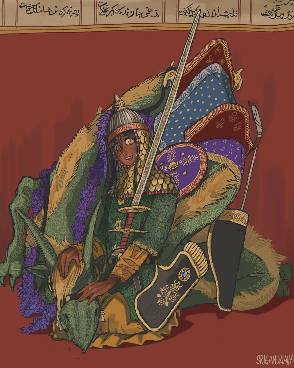 srihanzyava's tweet photo. 【FTL】Islamic Indian dragon knight https://t.co/cIX1pyrVCM