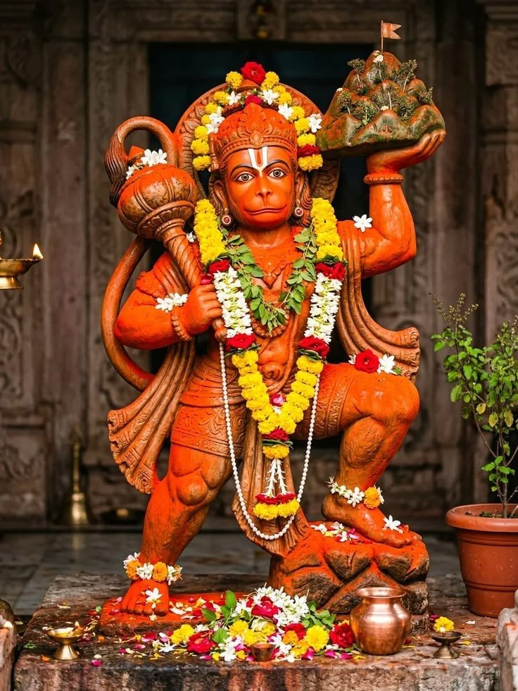 SP_OO_JA_97's tweet photo. Where Lord Hanuman's blessings shine, fear disappears and strength rises. 🚩🔥 https://t.co/dFYDcQYhw6