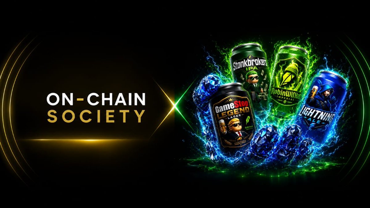 OnChain_Society's tweet photo. We are thrilled to announce our collaboration with @BeerOnRobinHood for some Guaranteed Mint spot 

Mint details:
SUPPLY ~ 1,000
PRICE ~ FREE Mint 

📍Requirements
✅ Follow @BeerOnRobinHood  @onchain_society & @icedgrim 
✅ Like + Repost
✅ Drop EVM Address

Winners in 10 hours🎗️