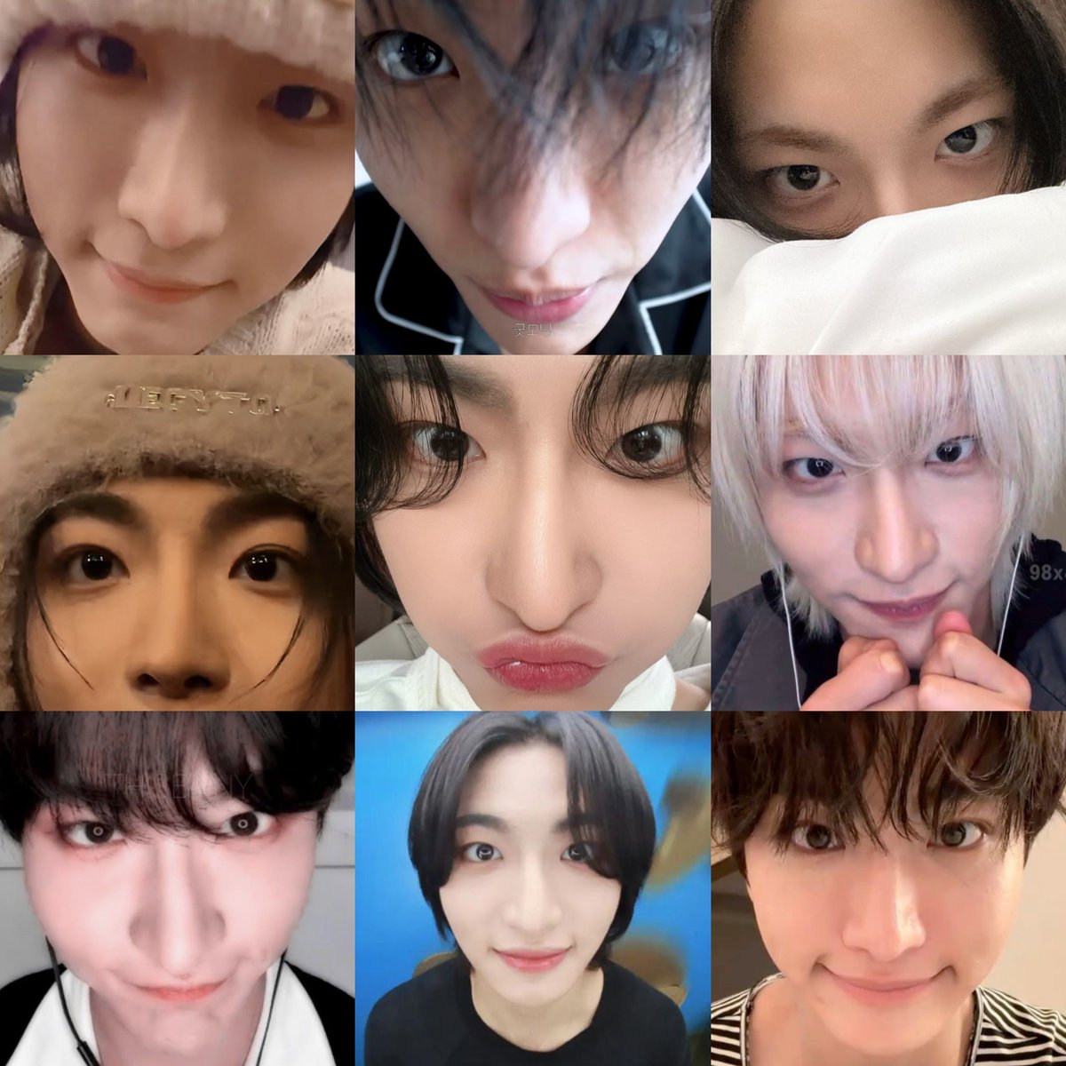 babyboohwa's tweet photo. seonghwa's boba eyes collection 🐇🧋 https://t.co/oFEr31du1D
