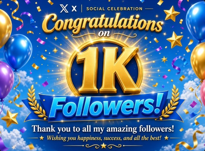 El_Ahmodiy's tweet photo. Congratulations 🎈👏👍  on the way to 2k https://t.co/d0TGgCZdZy