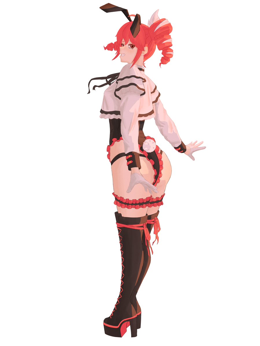 crckddd's tweet photo. bunny teto #重音テト https://t.co/zLkmkfGZwe