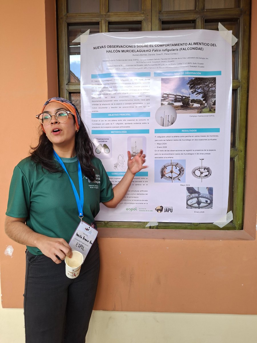 fcvespol's tweet photo. 🦜 ¡Ciencia y conservación de nuestra avifauna! 🇪🇨
Estudiantes de Biología de la @FCV_ESPOL (@Espol) participaron en la IX Reunión Ecuatoriana de Ornitología #REO2026 en Cotacachi.

Nota Completa 🔗 https://t.co/WeQhwHDKLh https://t.co/0gk1dDYsOK