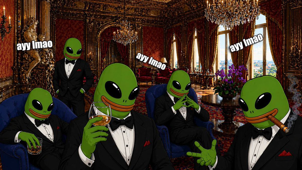 Sussker's tweet photo. Green candles. Green future. Green everything. ππ½
Ayy lmaoβ¦ we donβt follow the market β we ARE the market. π
#Ayylien #AyyLmao #GreenIsTheWay #Bullish #Crypto https://t.co/5ypJzIjHZk