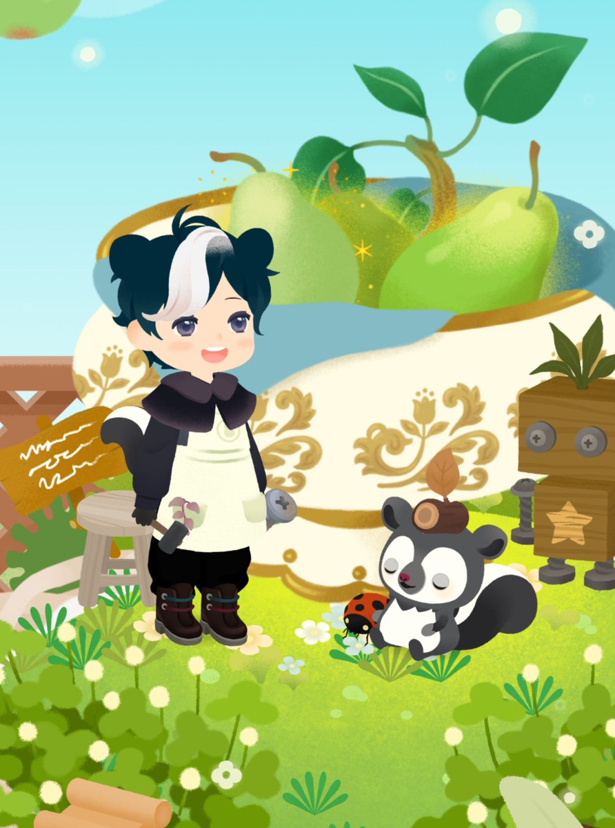 madara_87's tweet photo. てんとう虫の横で寝てるのかわいすぎるな https://t.co/UuMlwvaLGO