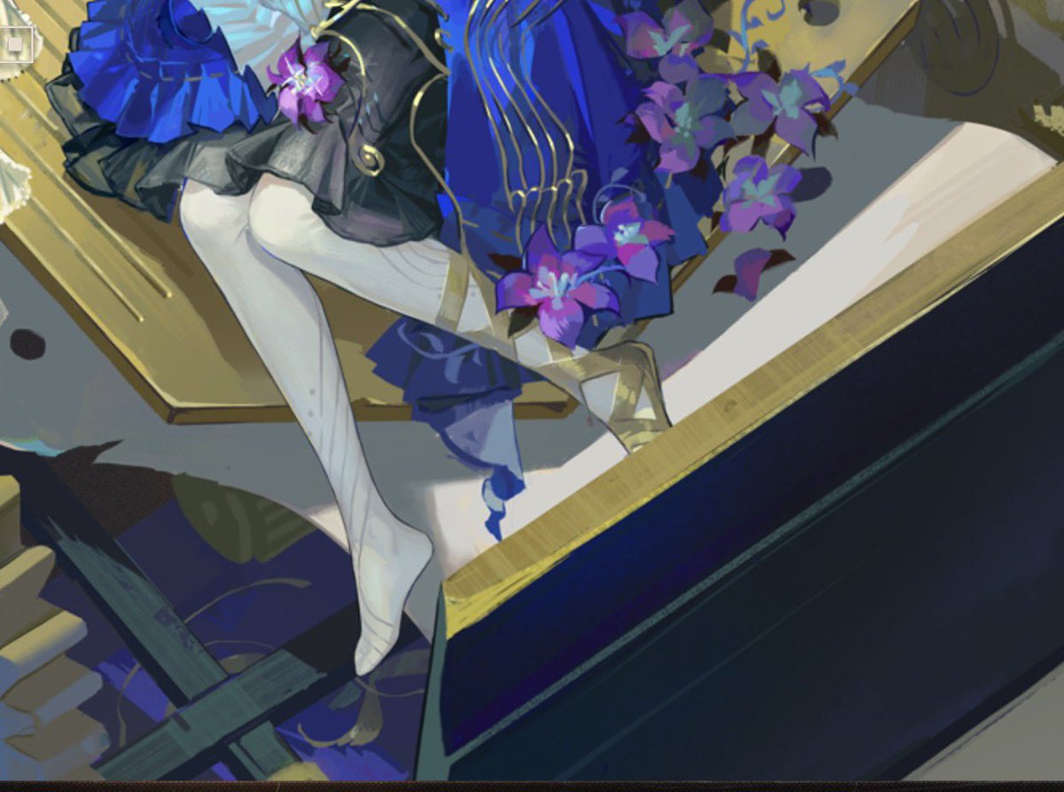 0504_Lewis's tweet photo. 絵描くのにとても困ってる(´・ω・｀)
絶妙に誤魔化して描かれてて洞察後イラストと2D立ち絵と描写が違うんだよな https://t.co/k2jEtLjoeE