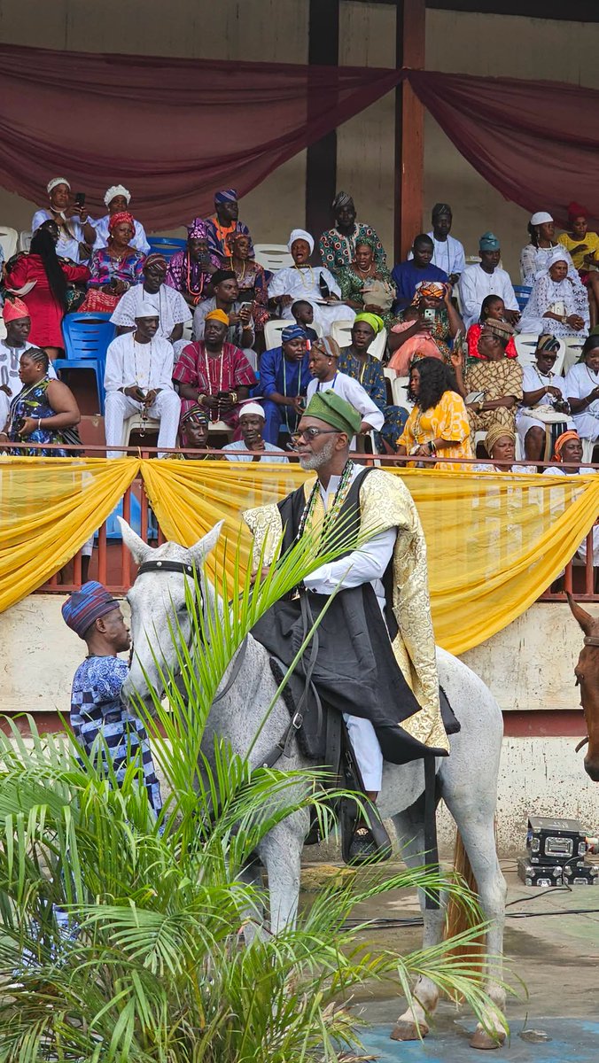 TheYorubaTimes's tweet photo. ISESE DAY 2026: Horse Riders Add Colour To Isese Cultural And Traditional Celebration In Oyo State https://t.co/btLdYbVoCo