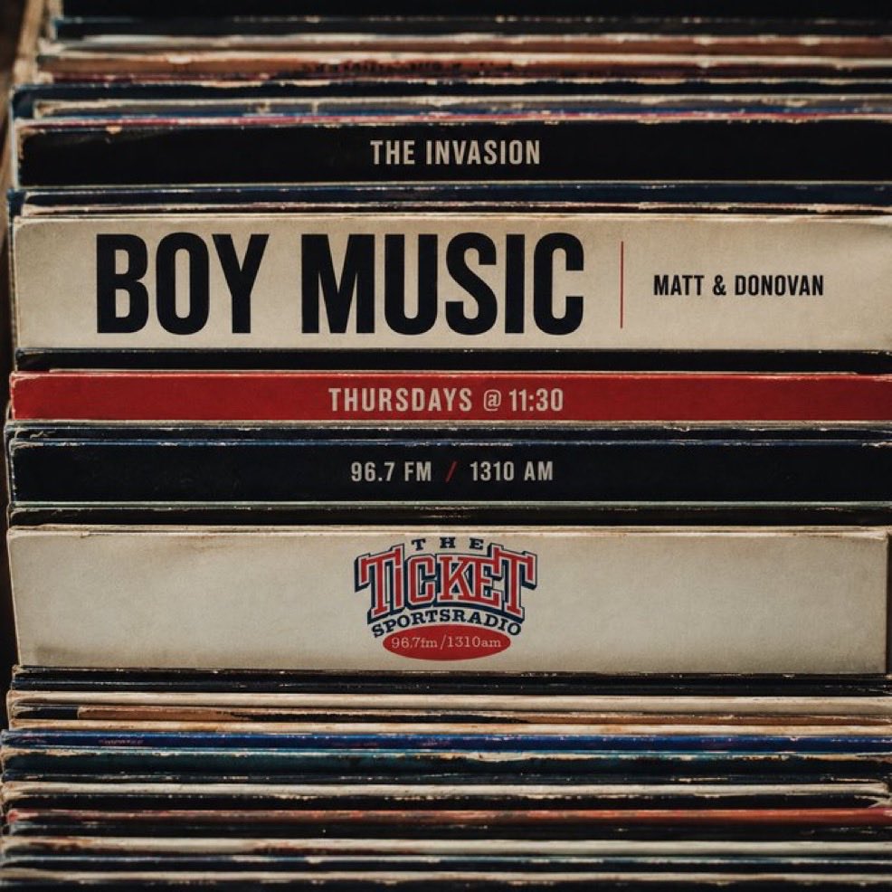 Invasion9til1's tweet photo. Boy Music
It's time to be just like Mozart and explore our musical side. @Rphillipstexas & @GreatDonovan take us on a musical journey NEXT!!!
Thursdays @ 11:30 a.m.
96.7 FM/1310 AM on @dfwticket
#boymusic #TheTicket #TheInvasion #DFWRadio https://t.co/RkcryVOHbT