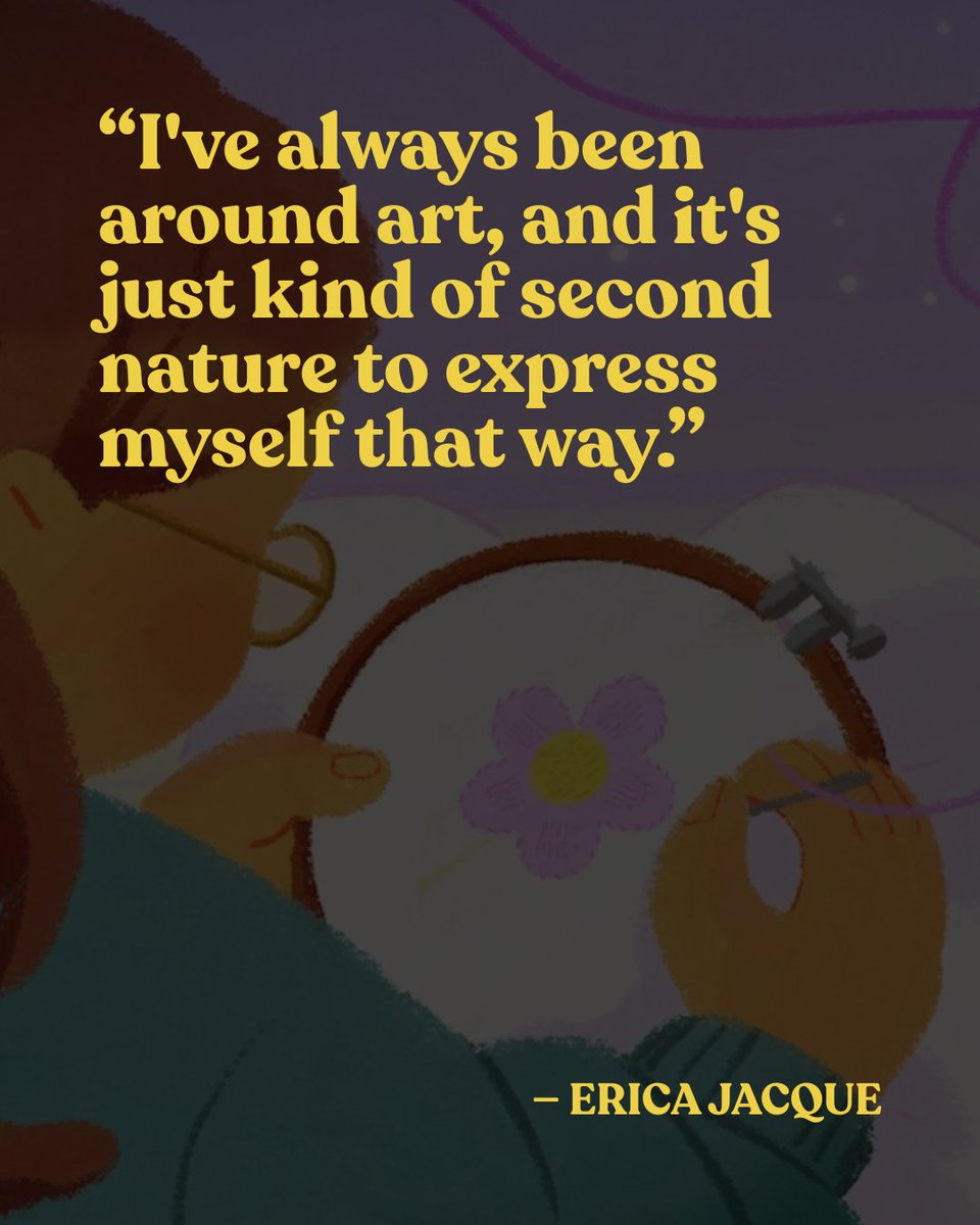 takingitglobal's tweet photo. From embroidered earrings to digital art to paintings and stick and poke tattoos, Erica Jacque creates in a variety of art forms. Hear about what inspires her in her @AConnectedNorth Fireside Chat: https://t.co/mVKX1nxgIR ✨ https://t.co/FKzHGTE3UN