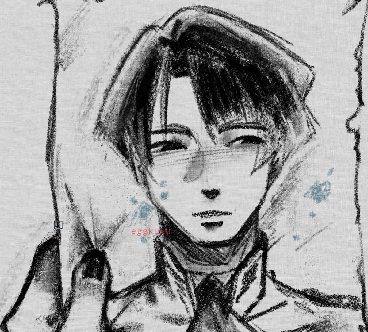 eggkumu's tweet photo. I used to be so obsessed with kazuma I drew him everyday everywhere for months #tgaa https://t.co/diOPIEiGZk