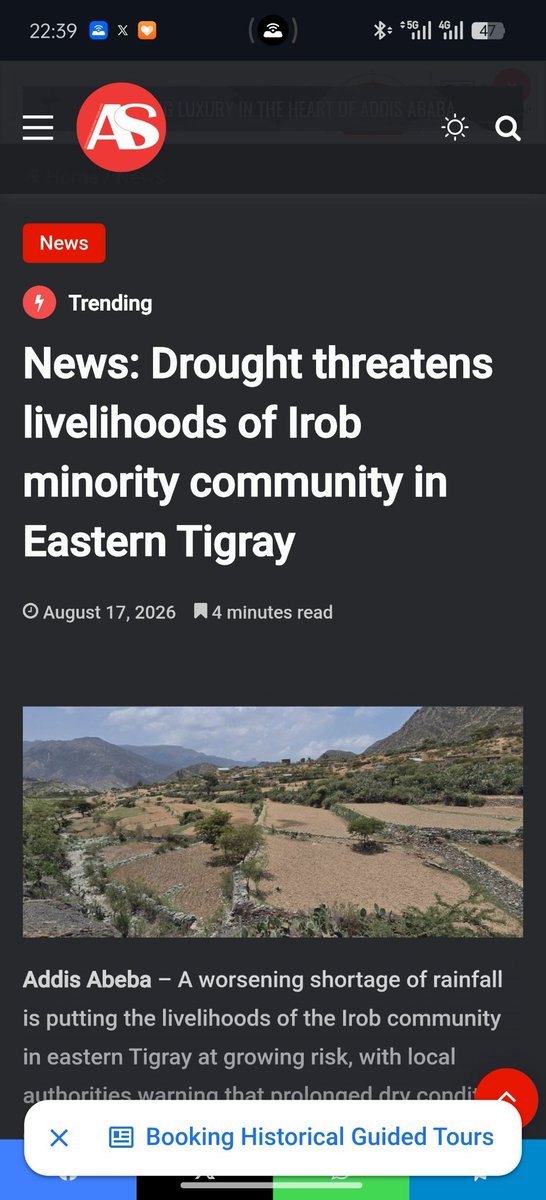 getish_desta's tweet photo. 📢 Day 2116 Of The #TigrayGenocide
Drought is hitting the #Irob minority hard in Eastern #Tigray. Crops failing, 62,000+ livestock short of feed. Urgent aid needed to prevent starvation.
#TigrayCantWait
#TigrayIsSuffering
@EUCouncil @MSF @ICRC
@hrw_ar @AFP @getish_desta @CNN https://t.co/4zMD1NRYCs