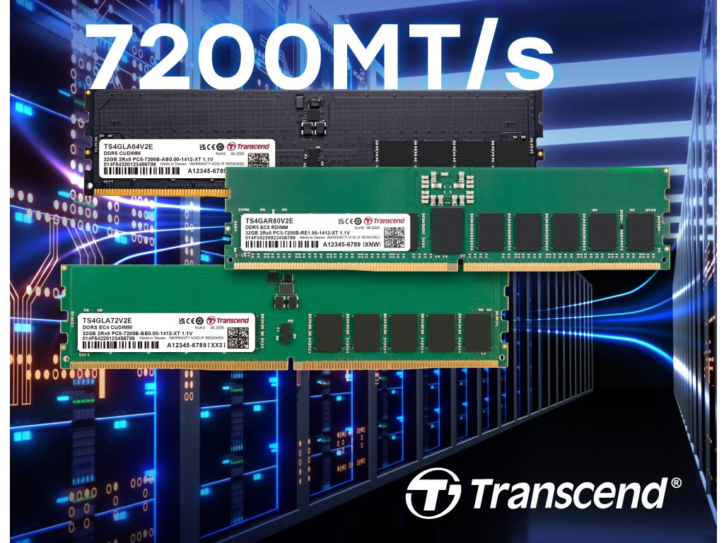 hermita_akiba's tweet photo. 最大7,200MT/sに高速化、Transcendが産業用DDR5メモリをフルラインナップ

➡️CUDIMMからRDIMMまで最大7,200MT/sに対応
https://t.co/U0zvN3nZEz https://t.co/4GrYeaZZbm