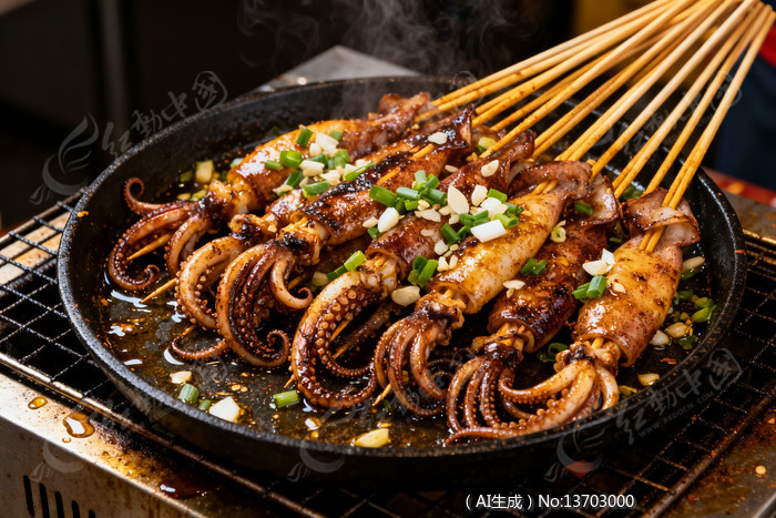 yogi_kkristanto's tweet photo. Craving late-night snacks These crispy fried squid skewers by the street are absolute magic—savory, smoky, and so addictive! ， https://t.co/bZTa3V6W8B