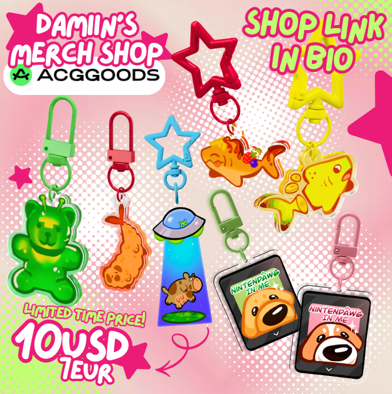 damiinart's tweet photo. This was long overdue but my ACGGOODS Shop is now open! ✨🩷 Thank you @acggoods for the opportunity to open up a store!

I’ve been designing these cuties for a while now and I am so proud of how they all turned out, i hope you like them too! 😋

(Link in Comments!) https://t.co/pvlurYDRCm