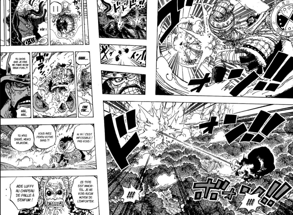 elsascarlet237's tweet photo. Vous chialez pour hajrudin mais vous oubliez trop que ce type a soulevé des milliers de tonne en battant macvise sur dressrosa , il a un force physique de malade 
#ONEPIECE1191 https://t.co/hZXm7yCxAD