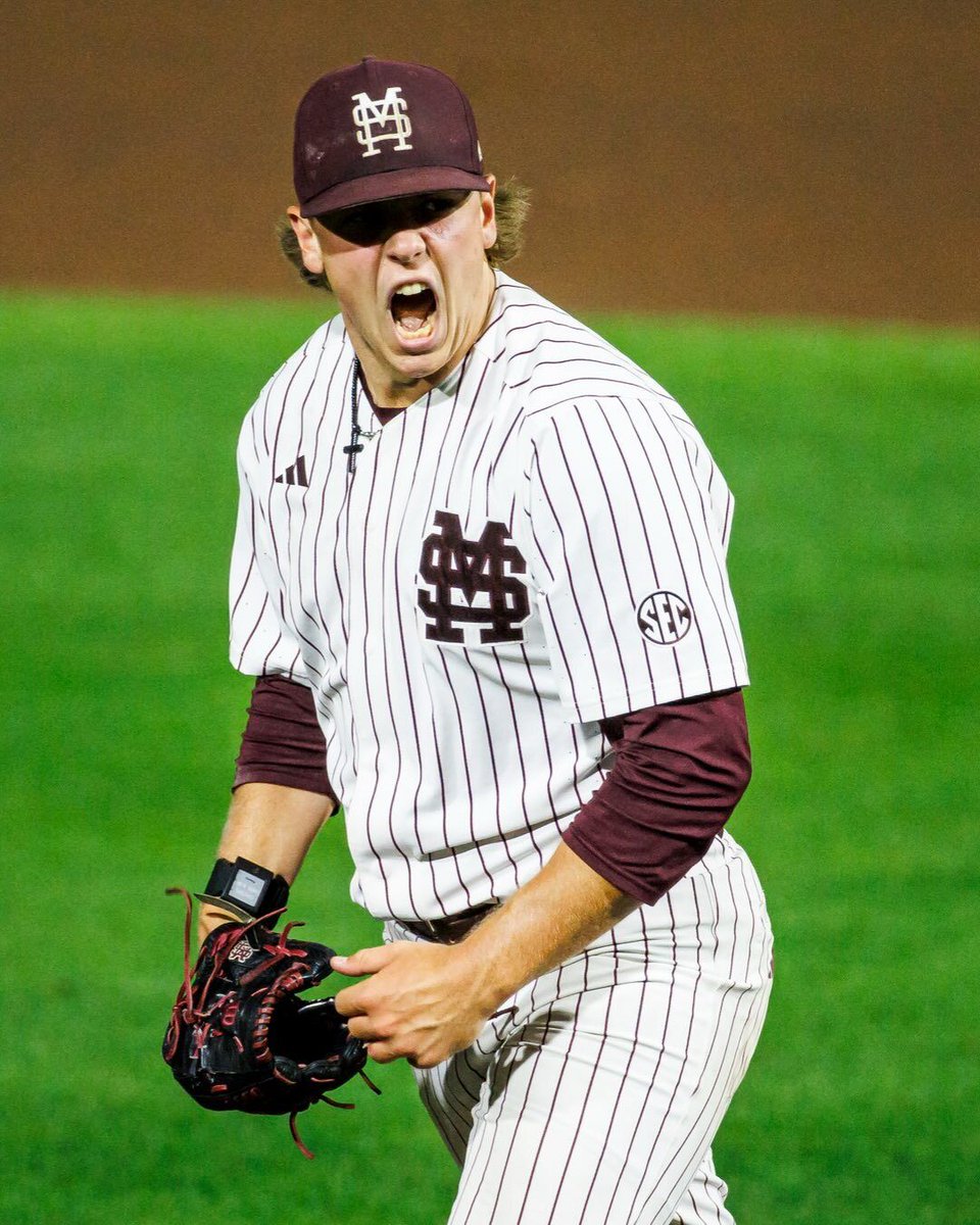 d1baseball's tweet photo. The entire weekend rotation is back in Starkville.

🐶 Tomas Valincius
🐶 Ryan McPherson
🐶 Duke Stone

@HailStateBB has a strong foundation to build its pitching staff around entering fall ball.

🔗 https://t.co/UtgnqWmJmH https://t.co/d25GYNg6Hy