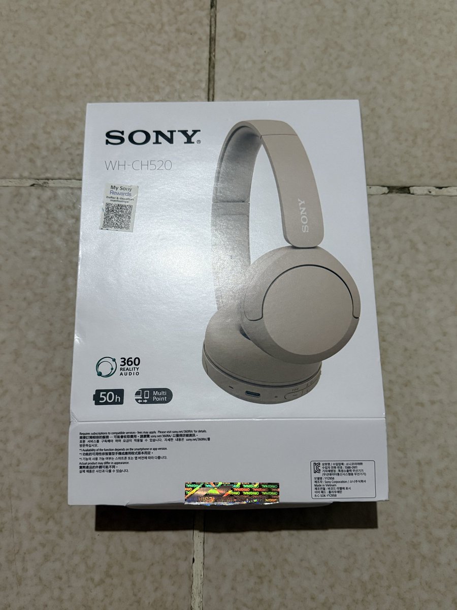 hazelgreysk's tweet photo. Wts preloved Sony Wh-Ch520 On-Ear Wireless Headphones / Ch520 / Ch-520

Very good condi
Bisa oren/ijo
Beli 25 feb 2026 di lazada
455k nett https://t.co/vbdsnjbLpr