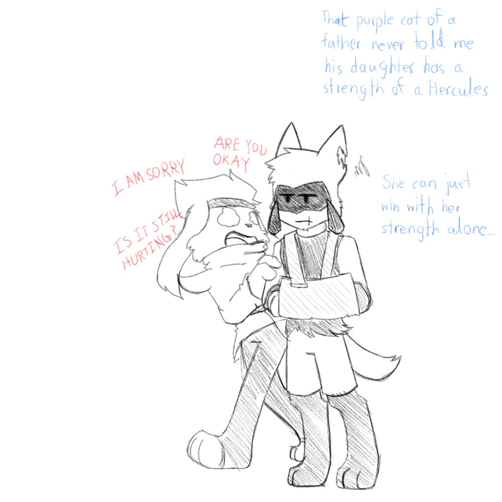 NovaartsSfw's tweet photo. Hard Kick.
Teach her something they said...

#Pokemon #PMD #BHPS #sketch #comic https://t.co/zW2fiDs9Zu