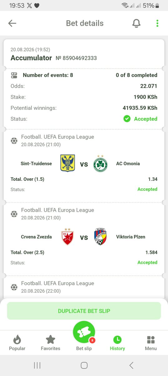 alliedtipsters's tweet photo. 22+ odds 🍀

Register &amp; Bet at FanSport 💚 

Reg link : https://t.co/Svl5BVlhAJ
Promo code : ANTOH
App link : https://t.co/pAftMzLwsS

Bet Code 👉 TTPE8

Go to https://t.co/U5DwI6RYig for 2, 5, 10 and 20 Odds. https://t.co/iYaiJmLnNH