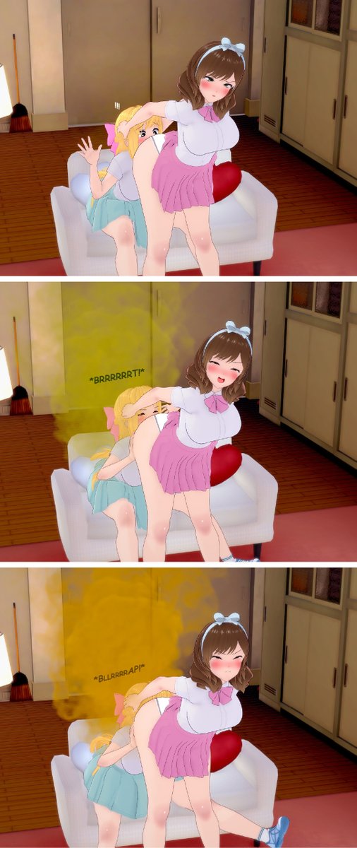 dgenstudio's tweet photo. Muna and her best friend Luci make a stink (reupload)
More in the thread 👇

CW: #fart #fartfetish #girlfart https://t.co/GJvwse1TD8