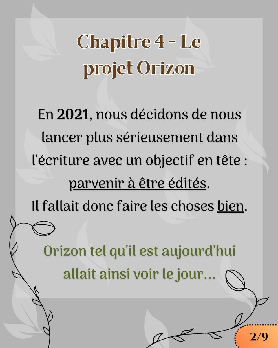 2PlumesDoxyter's tweet photo. Et nous voilà repartis pour le récit de nos aventures ! Aujourd'hui, on vous raconte la véritable naissance de notre grand projet Orizon.✨
[Pages 1 à 4 sur 9] https://t.co/qZVtI3TSGx