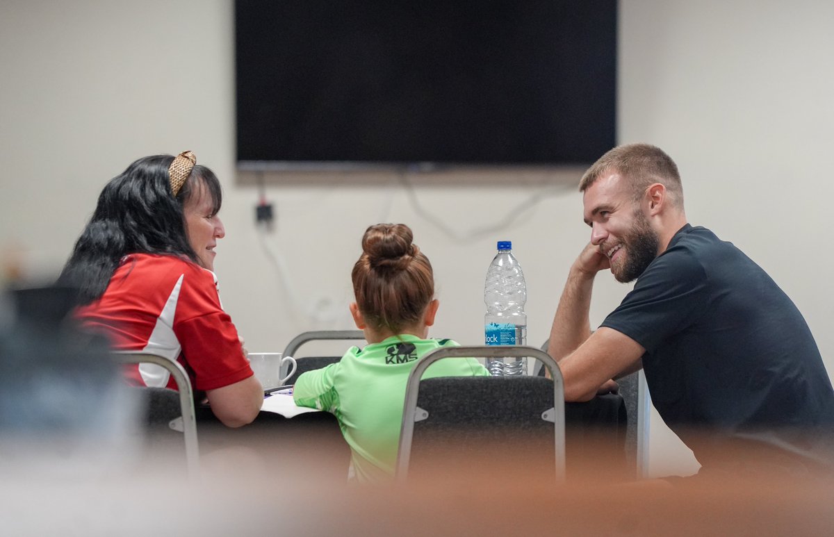 Official_STFC's tweet photo. Ahead of our first home game of the season on Saturday, we hosted a coffee morning with a selection of fans yesterday. ☕️

Aaron Drinan, Kaelan Majekodunmi and Joe Snowdon all joined us in the Jessons Legend Lounge. 🙌

A big thanks to everyone who came down for a lovely morning. 🤝