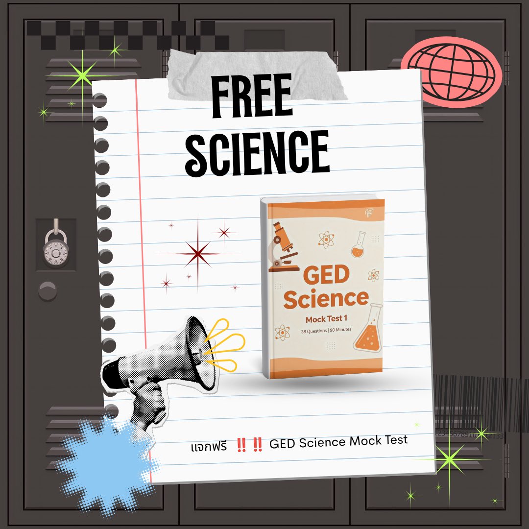 soolearnged's tweet photo. แจกฟรี ‼️‼️ GED Science Mock Test 

✅  จำนวน 1 ชุด 38 ข้อ 
✅  ข้อสอบเสมือนจริง 

กติกา : กดติดตาม ทั้งสองเเอคเคาท์ @soolearnged_  และ กดรีโพสต์ แคปหลักฐาน และทักมารับได้เลย ในไลน์เท่านั้น🫰🏻🧡

แจกฟรี ‼️‼️

#soolearnged #สอบged #สอบเทียบged https://t.co/Upb2kagKm8