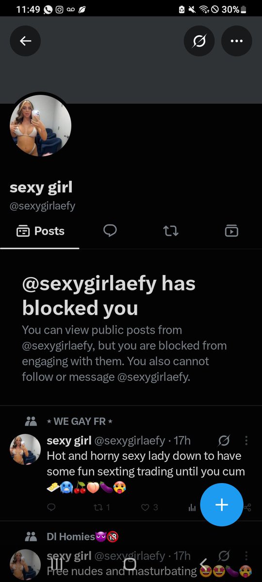 4In33dsl33p2's tweet photo. Same person from yesterday under a new profile. #scam #sextortion https://t.co/FF4XqtS6XC