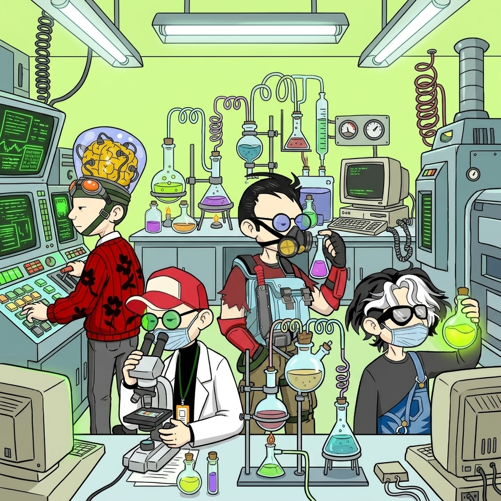 HoodLabsNFT's tweet photo. How far can we push human longevity? 🧬🧪 https://t.co/QwSvRsA2Lx