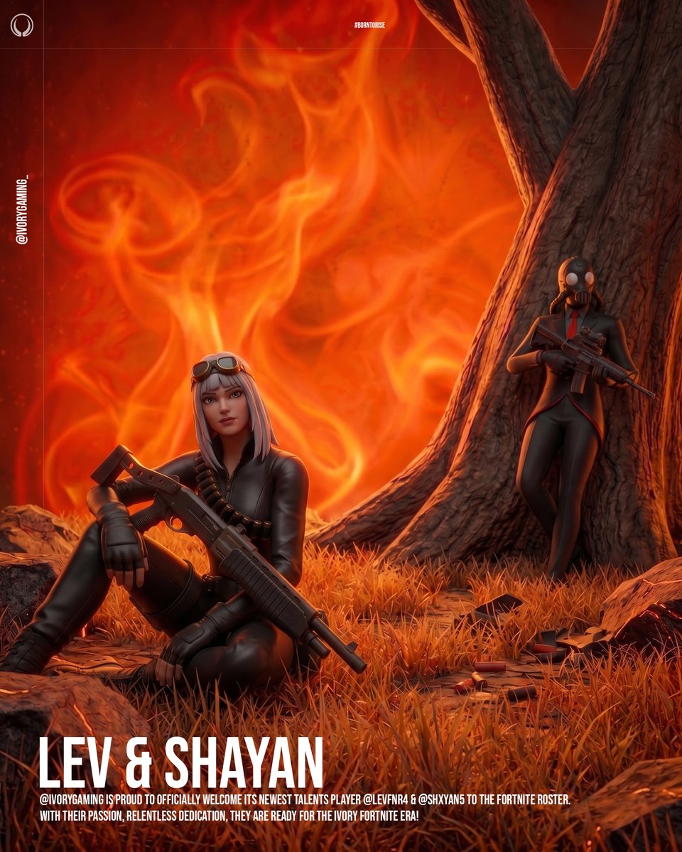 IvoryGaming_'s tweet photo. Double the firepower for our Talents roster! 💥

We are incredibly proud to welcome not just one, but TWO rising stars to the IVORY family! 

Huge welcome to @levfnr4 and @shxyan5 🤍

#OneTeamOneGoal