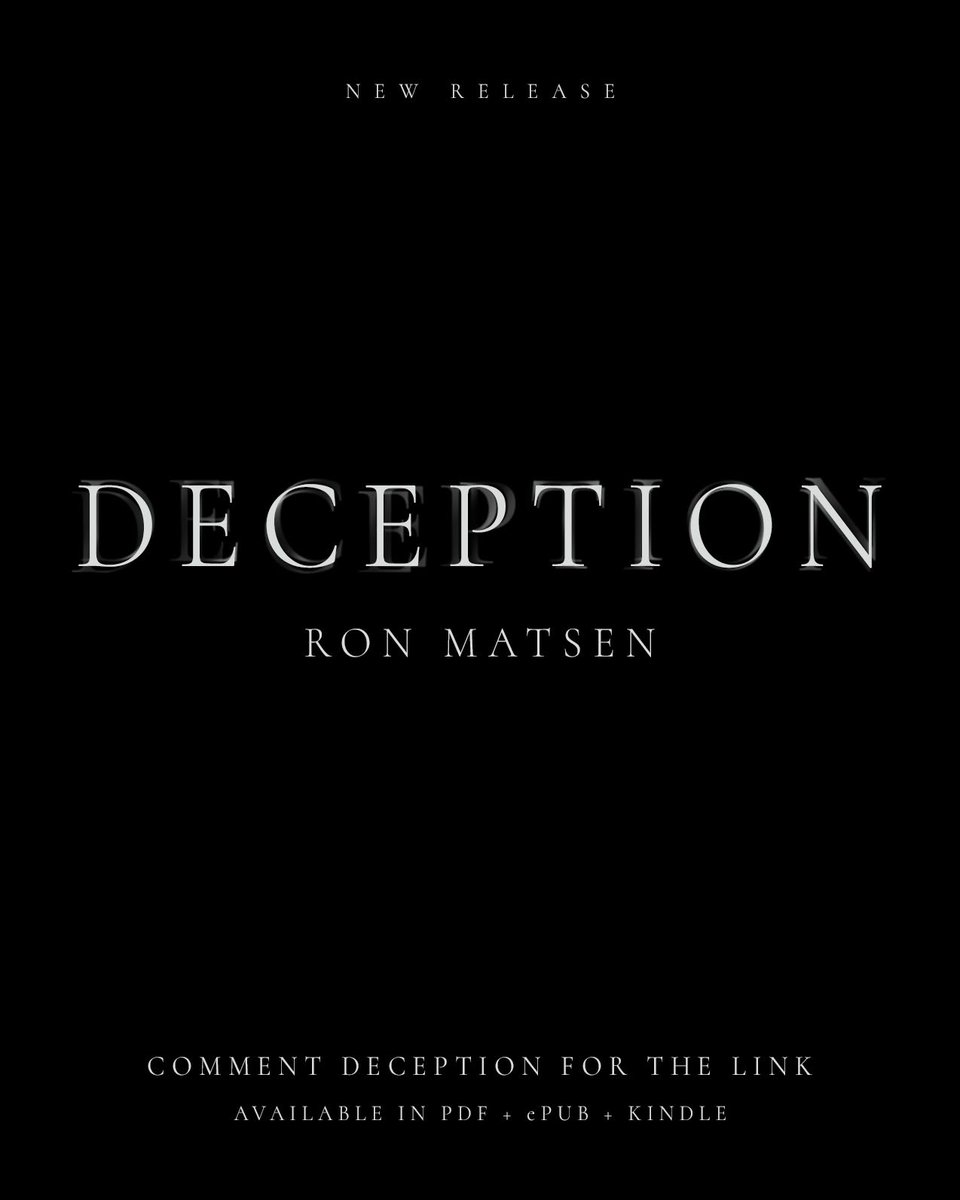 KoinoniaHouse's tweet photo. Throughout history, humanity has repeatedly struggled to combat deception effectively. This book takes the reader on a journey from the fall of man to the ultimate struggle for truth, equipping readers with an understanding of the nature of deceit as well as defensive strategies to emerge victorious.

Reply for the links