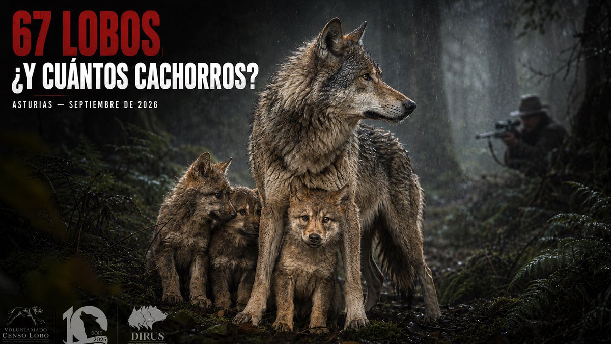 CensoLobo's tweet photo. En septiembre, el @GobAsturias comenzará de nuevo la matanza indiscriminada, irracional y acientífica de lobos. La estrategia va mucho más allá que un frío número (67), porque a final del verano los cachorros dependen completamente del grupo familiar... #AsturiasInfiernoNatural https://t.co/Ideo6rRv3x