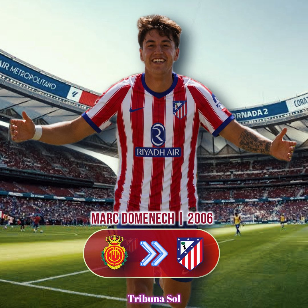 Tribuna_Sol's tweet photo. ❤️🤍 𝗔𝗟 𝗔𝗧𝗟𝗘𝗧𝗜 ❤️🤍
📝 @marcdomeneech9 (2006) jugará cedido esta temporada en el @Atleti B de #PrimeraRFEF
💰 Es cesión con opción de compra, tal y como quería el club colchonero
🗓️ Domenech tiene contrato con el @RCD_Mallorca hasta 2029
ℹ️ @AlvarMoreno_ https://t.co/6I4kAS0R7c