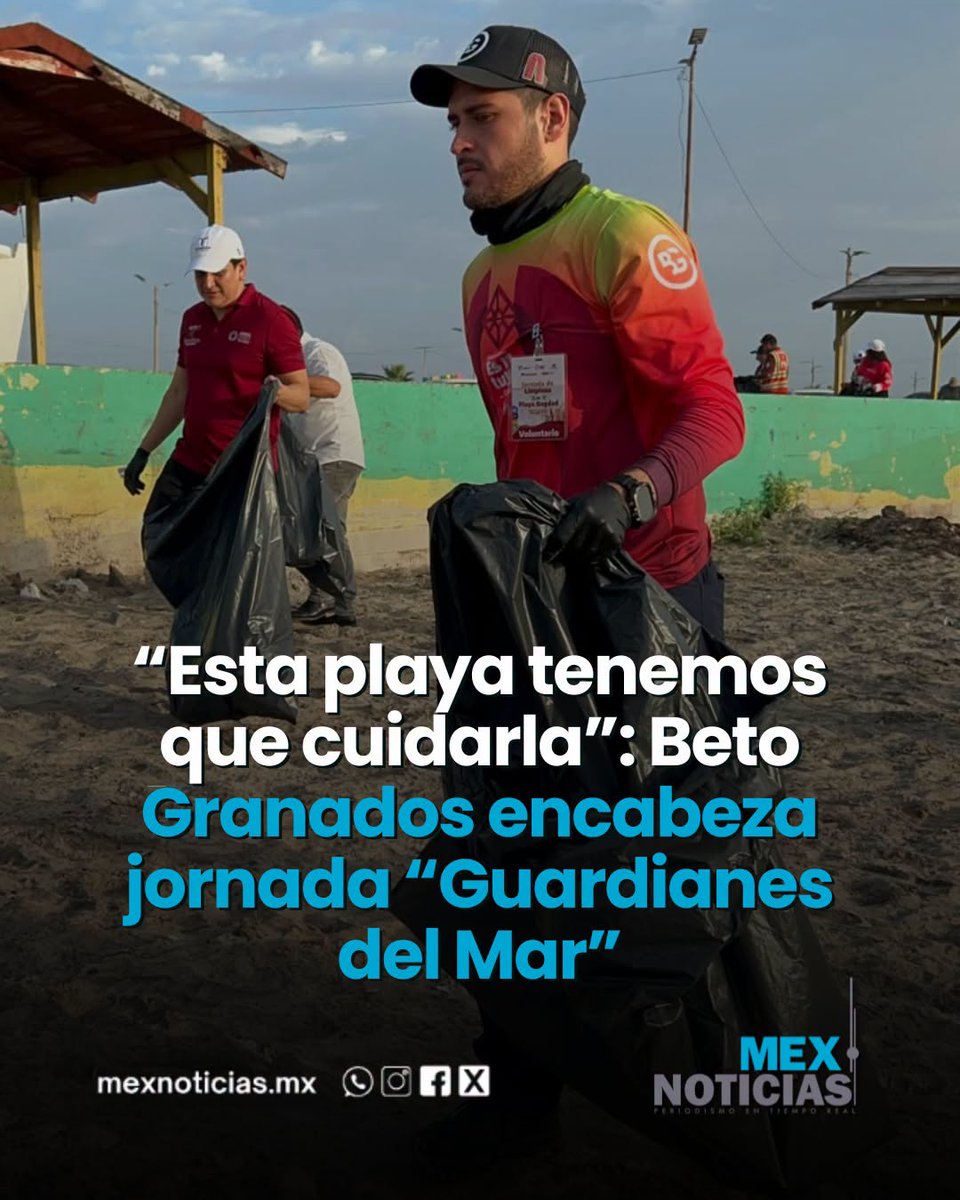 MexNoticiasMx's tweet photo. 📷 #Matamoros | ¡Manos a la obra por Playa Bagdad! Beto Granados encabeza segunda jornada “Guardianes del Mar” 📷📷
NOTA COMPLETA EN EL LINK 📷
https://t.co/ZABWGy5m2O
#GuardianesDelMar #PlayaBagdad #Matamoros #MedioAmbiente https://t.co/67tERbJZCp