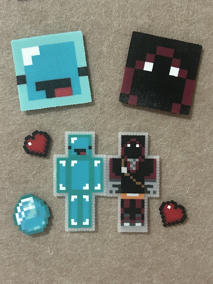 chago096's tweet photo. I spent the whole morning making these two guys (￣^￣)ゞ https://t.co/XCuYFGSqFP