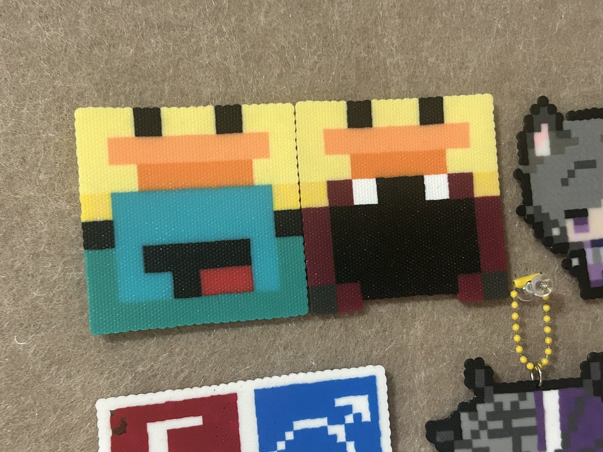 chago096's tweet photo. I spent the whole morning making these two guys (￣^￣)ゞ https://t.co/XCuYFGSqFP