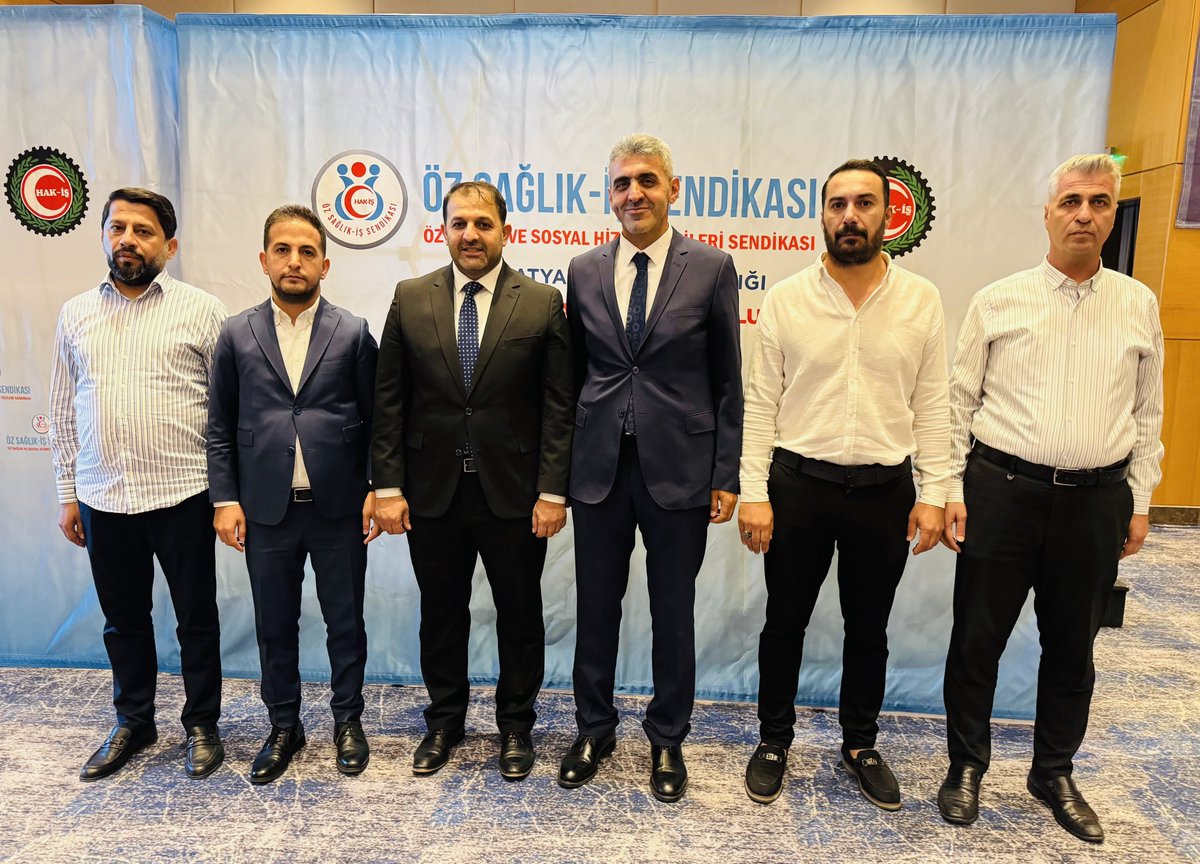 akuzum_mehmet's tweet photo. 📍Malatya

Öz Sağlık-İş Sendikamız Malatya Şubemizin 2. Olağan Genel Kurulu Genel Sekreterimiz Fadlı Erdem'in katılımları ile gerçekleştirildi.

Birlik, beraberlik ve kardeşlik içerisinde gerçekleştirdiğimiz Genel Kurulumuzun teşkilatımız ve kıymetli üyelerimiz adına hayırlara vesile olmasını diliyorum.

Genel Kurul sonucunda güven tazeleyerek yeniden göreve seçilen Malatya Şube Başkanımız Sayın Mustafa Türkoğlu’nu tebrik ediyor, yeni dönemde kendisine ve yönetimine üstün başarılar diliyorum.

Hak-İş Konfederasyonumuz ve Öz Sağlık-İş Sendikamız çatısı altında; emek, alın teri ve hak mücadelesini daha da güçlendirerek yolumuza kararlılıkla devam edeceğiz.