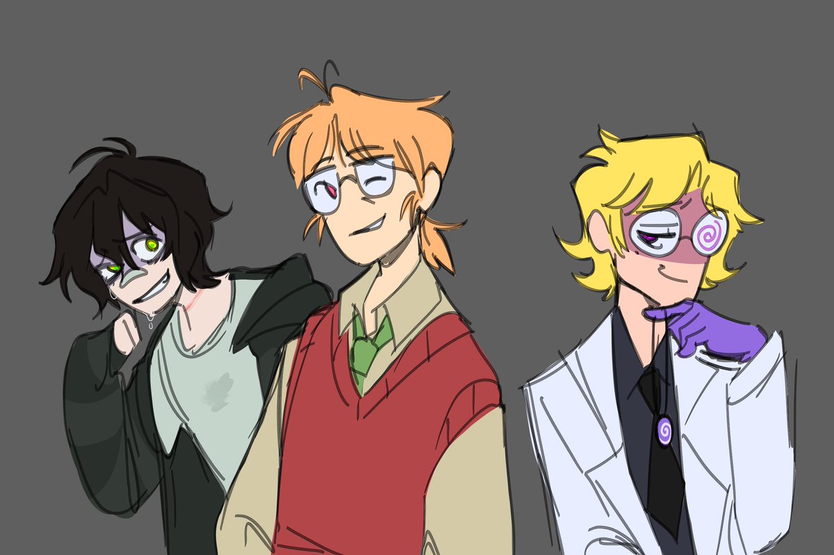 stixy_sweat's tweet photo. my designs of Kylar, Sirrus and Dr. Harper <3 https://t.co/TtEBq7aufr