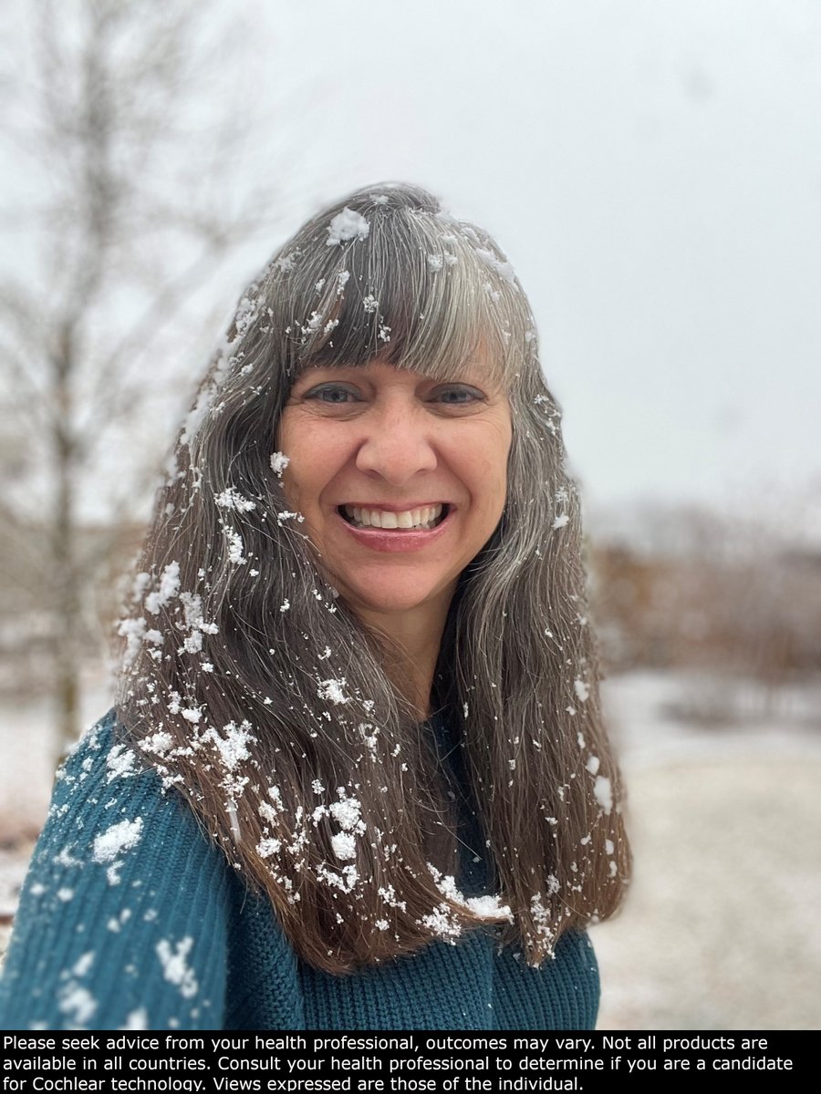 CochlearUS's tweet photo. When Kathleen received her #cochlearimplants, she heard sounds she never had before. “It was a miraculous journey filled with happy tears as I heard what the world had to offer…I heard bees buzzing, the sound of snow underneath my footsteps.” Read more: https://t.co/OPMUeeWADD. https://t.co/4HW5B1U7v3